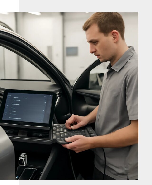 Русификация мультимедиа автомобилей Lynk Co в Кунгуре