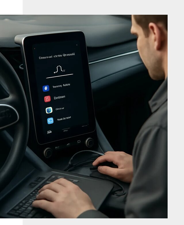 Установка приложений Lynk Co на автомобиль в Кунгуре